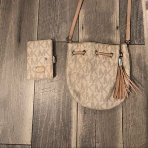 Michael Kors crossbody bag and wallet